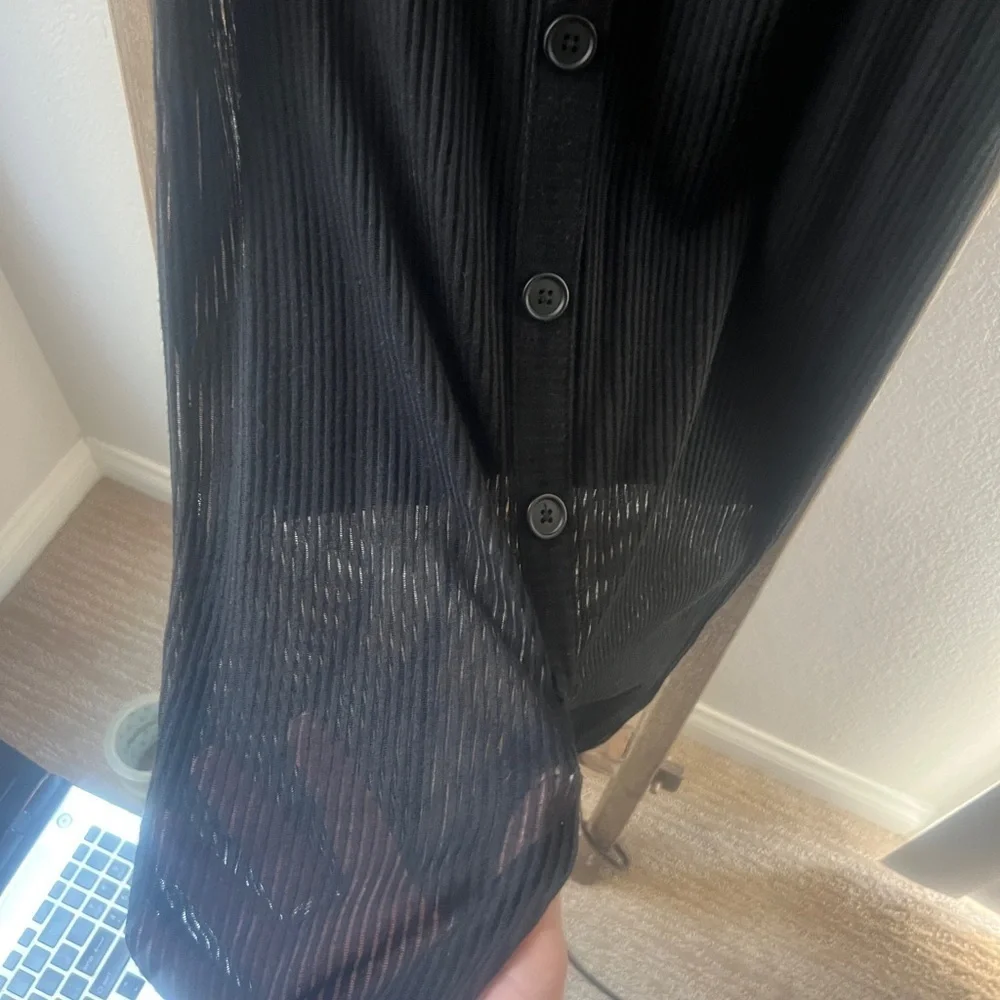 Express Black Button-Down Dress - size XS